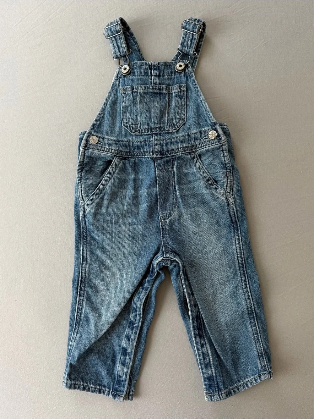 GAP Baby Organic Cotton Denim Overalls